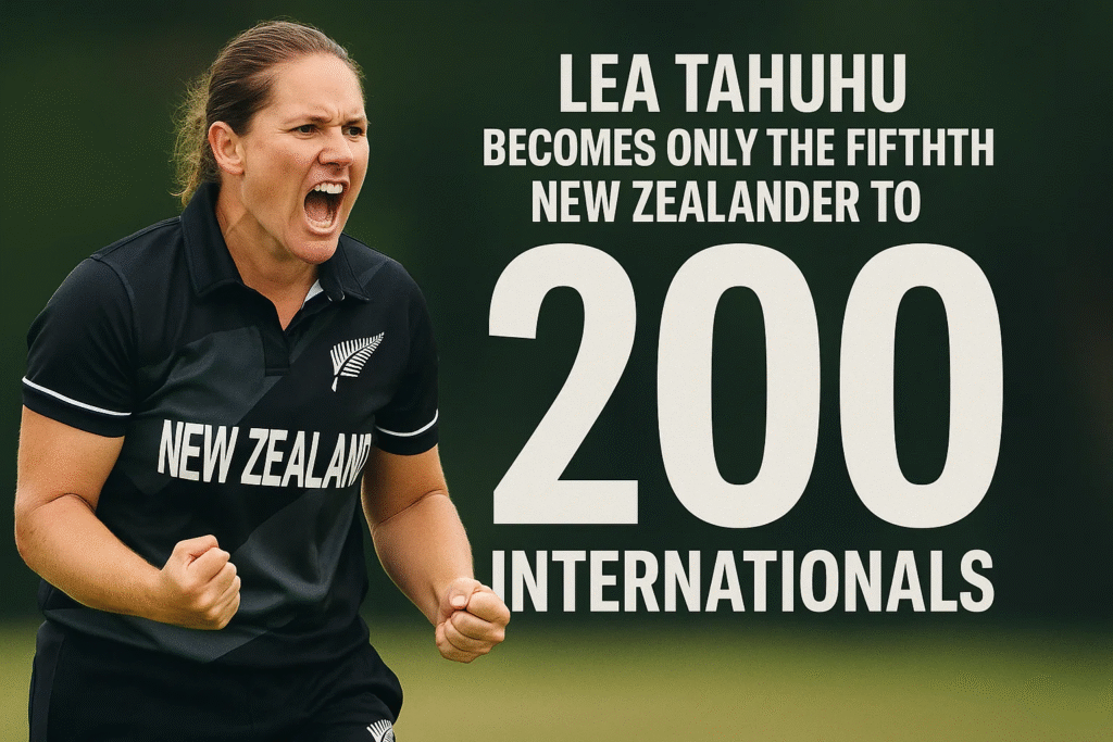 Lea Tahuhu Becomes Only the Fifth New Zealander to 200 Internationals Lea Tahuhu